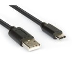 Hamlet XCU2A-UC-MM10 cavo USB USB 2.0 1 m USB A USB C 0,48 Gbit/s Nero