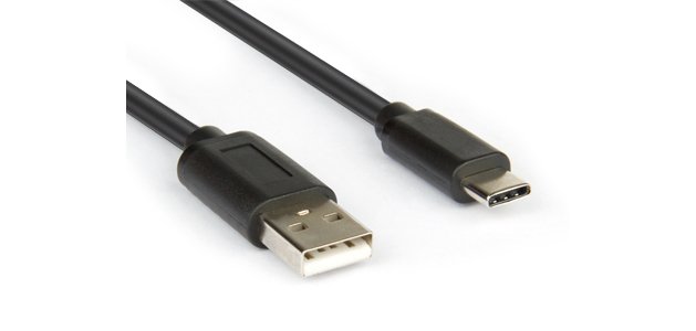 Hamlet XCU2A-UC-MM10 cavo USB USB 2.0 1 m USB A USB C 0,48 Gbit/s Nero