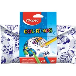 Trousse à colorier avec feutres & crayons de couleur