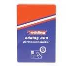 Marqueur permanent Edding 300 pointe ogive 1,5 à 3 mm noir