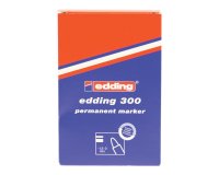 Marqueur permanent Edding 300 pointe ogive 1,5 à 3 mm noir