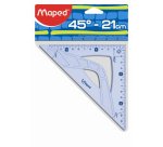 Equerre maped geometrique en plastique recicle 45          hypotenuse 21cm