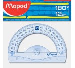 Rapporteur maped geometrique en plastique recycle          180degres base 12cm