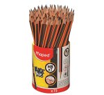 Crayon graphite maped black peps hb triangulaire pot de   72 unites