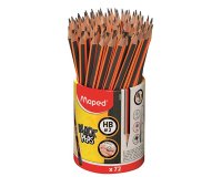 Crayon graphite maped black peps hb triangulaire pot de   72 unites