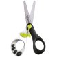Maped 037910 stationery/craft scissors Universal Straight cut Black, Green, White