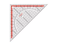Equerre Géo Technic, hypoténuse: 260 mm, en plastique