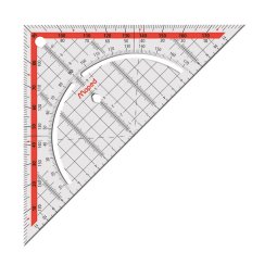 Equerre Géo Technic, hypoténuse: 260 mm, en plastique