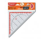 Equerre Géo Technic, hypoténuse: 260 mm, en plastique
