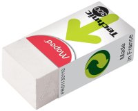 Gomme en plastique Technic 300, avec fourreau carton