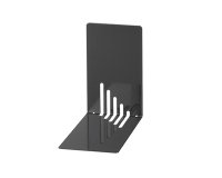 Serre-livres (L)85 x (P)140 x (H)140 mm, noir