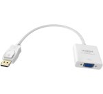 Vision TC-DPVGA câble vidéo et adaptateur 0,22 m VGA (D-Sub) DisplayPort Blanc