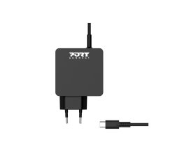 Port Designs 900096B-EU chargeur d'appareils mobiles Smartphone, Tablette Blanc Secteur Charge rapide Intérieure