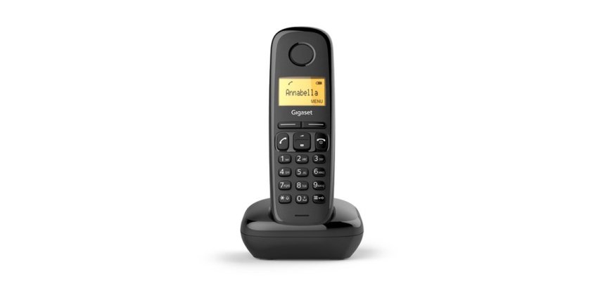 Gigaset A170 Analog/DECT telephone Caller ID Black
