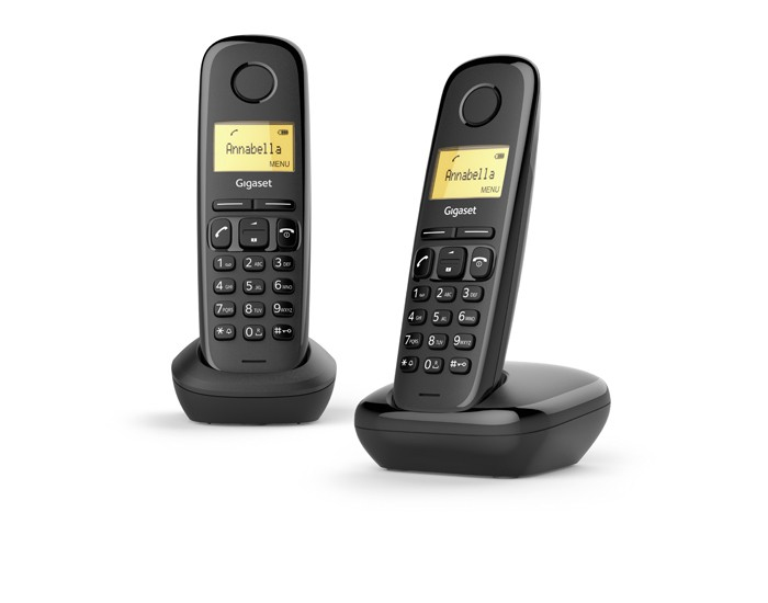Alcatel F860 Dúo Negro / Teléfonos inalámbricos