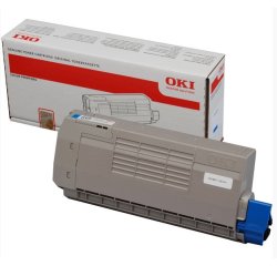 OKI Cyan Toner Cartridge Cartouche de toner Original