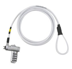 Mobilis 001379 câble antivol Blanc 1,8 m