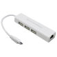 DLH DY-TU3175W station d'accueil USB 2.0 Micro-B Blanc