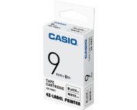 Nastro - 9 mm x 8 mt - nero/ bianco - Casio