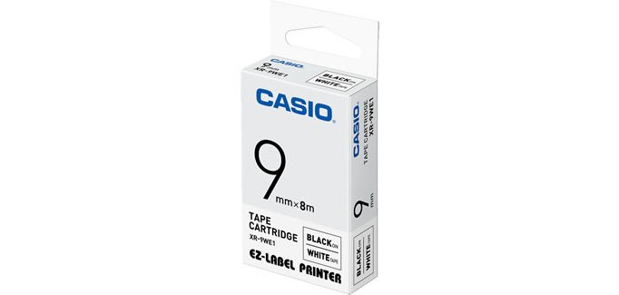 Casio XR-9WE1 label-making tape