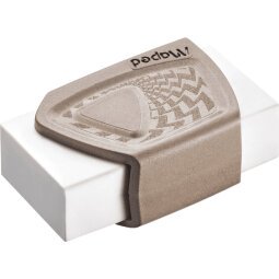 Gomme précision Smiling Planet, composé à 50% de fibres de bois FSC, vendu en présentoir de 30