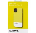 Pantone PT-PC1007Y mobile phone case 15.5 cm (6.1") Cover White, Yellow
