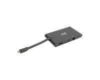 Tripp Lite U442-DOCK3-B station d'accueil Avec fil USB 3.2 Gen 2 (3.1 Gen 2) Type-C Noir