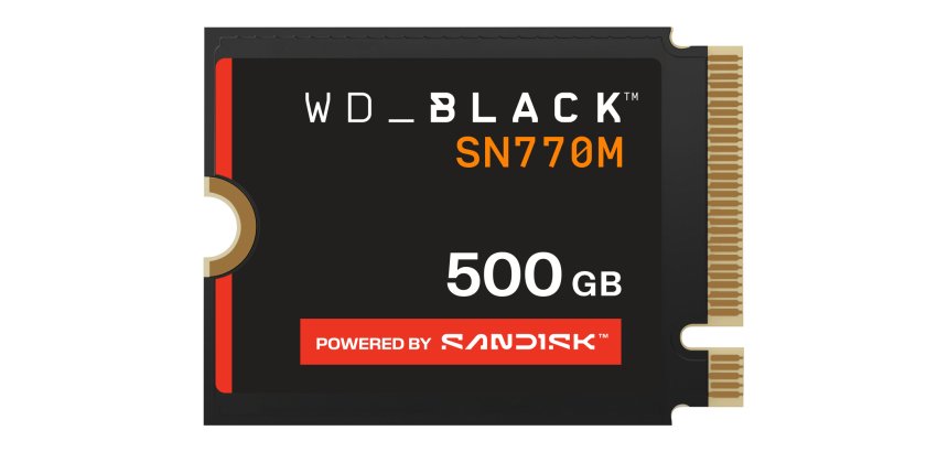 SanDisk Black WD_BLACK SN770M NVMe 500 GB M.2 PCI Express 4.0 TLC 3D NAND