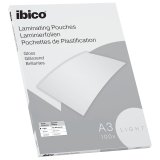 Pochette de plastification Ibico A3, 150 µ brillantes - Boîte de 100