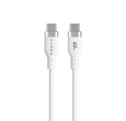 HYPER HyperJuice câble USB USB 2.0 1,5 m USB C Blanc