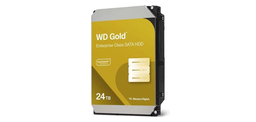 Western Digital Gold WD242KRYZ disco duro interno 24 TB 7200 RPM 512 MB 3.5" Serial ATA III