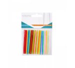 Aiguilles en plastique sodertex 7 x 0,1 cm 32 pieces coloris assortis