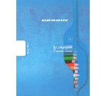 Cahier dessin conquerant piqure couverture carte       offset 17x22cm 32 pages uni   90g