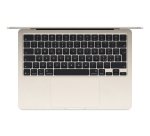 Apple MacBook Air Apple M M4 Ordinateur portable 34,5 cm (13.6") 16 Go 256 Go SSD Wi-Fi 6E (802.11ax) macOS Sequoia Beige