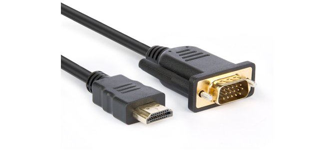 Hamlet XVCHDM-VGA180 video cable adapter 1.8 m HDMI Type A (Standard) VGA (D-Sub) Black