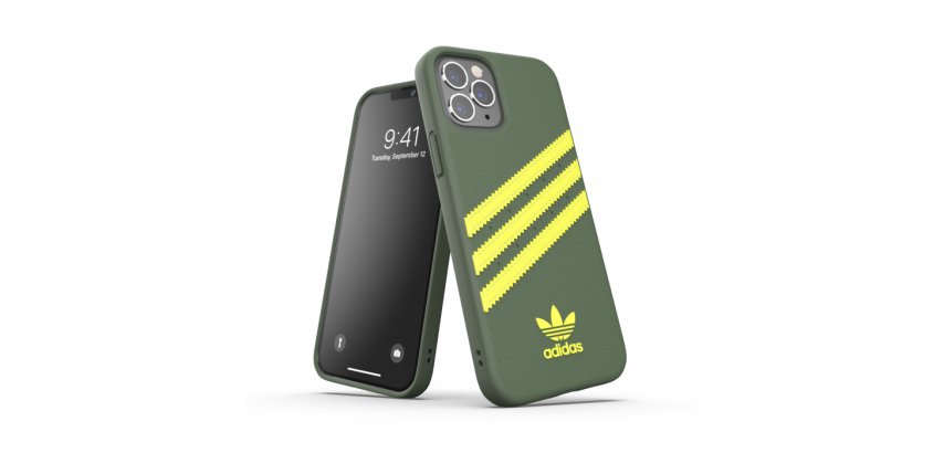 Adidas 3-Stripes custodia per cellulare 15,5 cm (6.1") Cover Verde, Giallo