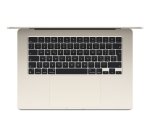 Apple MacBook Air Apple M M3 Ordinateur portable 38,9 cm (15.3") 24 Go 512 Go SSD Wi-Fi 6E (802.11ax) macOS Sequoia Beige