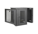 Tripp Lite Armoire rack à montage mural, profondeur de commutateur et profil compact 10U SmartRack, charnières dorsales