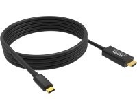 Vision TC 2MUSBCHDMI8K/BL câble de téléphone portable Noir 2 m USB C