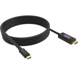 Vision TC 2MUSBCHDMI8K/BL câble de téléphone portable Noir 2 m USB C