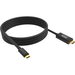 Vision TC 2MUSBCHDMI8K/BL câble de téléphone portable Noir 2 m USB C