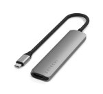 Satechi ST-P6SM hub & concentrateur USB Type-C 10000 Mbit/s Gris