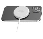 DLH DY-AU4725 chargeur d'appareils mobiles Smartphone Argent, Blanc USB Recharge sans fil Intérieure