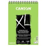 Bloc croquis canson xl recyclé spirale micro-perforations 160g a4 50f