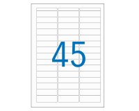 Etiquette adresse multi-usages 12,8 x 38 mm Agipa blanche - Pochette de 720