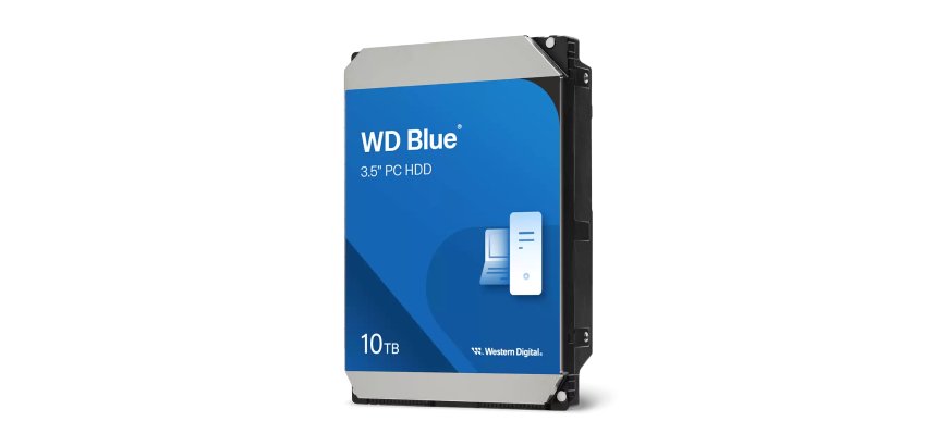 Western Digital Blue WD100EAGZ disque dur 10 To 7200 tr/min 512 Mo 3.5" Série ATA III
