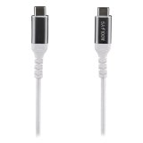 T'nB TCUSBC100W câble USB USB 3.2 Gen 1 (3.1 Gen 1) 2 m USB C Aluminium, Blanc
