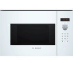 BOSCH Micro ondes Encastrable BFL523MW1F, Série 4, AutoPilot7, 20 litres
