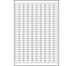 Etichette adesive L4730REV - in carta - angoli arrotondati - rimovibili - 17,8 x 10 mm - 270 et/fg - 25 fogli - bianco - Avery