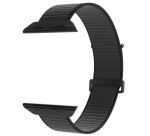 SBS Bracelet pour montre nylon App Watch Noir- boîtier 38-40-41mm